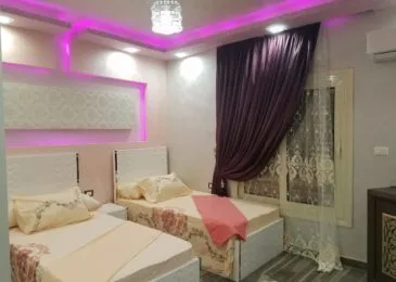 شقة فندقية مفروشة قرب جامعة الدول الرئيسى فرش جديد بالكامل