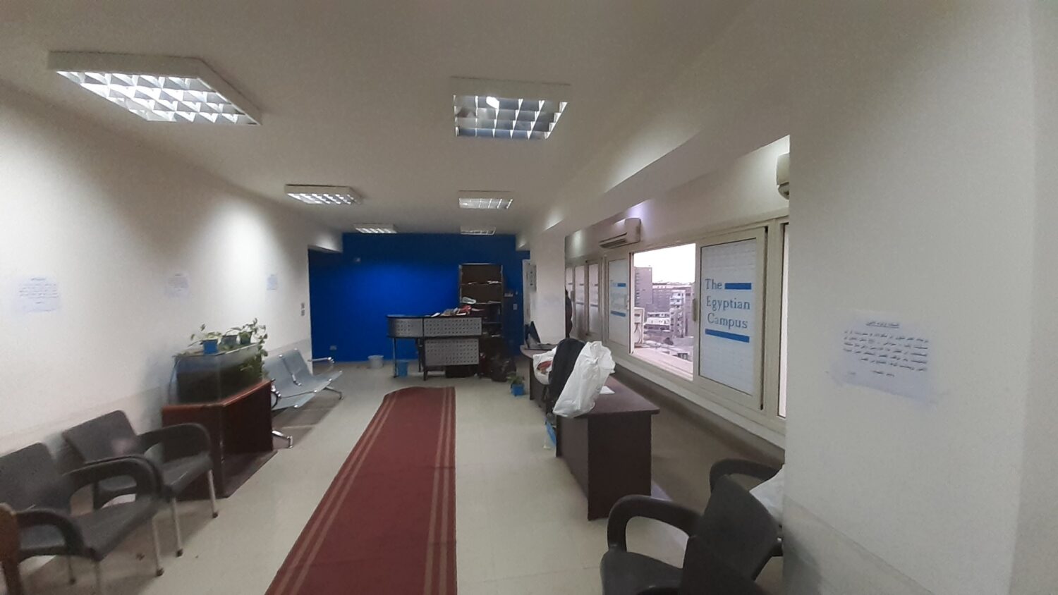 مكتب للإيجار مفروش بالتكييفات 140م فى الدقى شارع التحرير برج إدارى موقع عقار لى aqarly