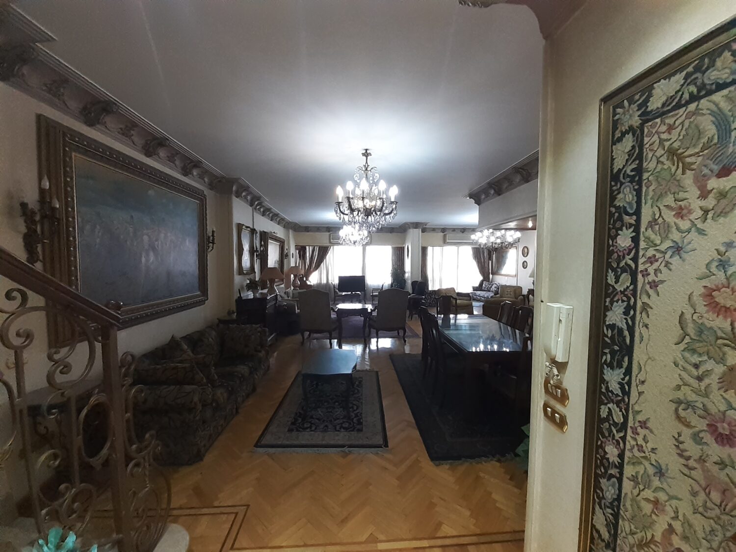 شقة فيلا للبيع على النيل فى الدقى الجيزة 280م فيو تحفة موقع زل zilll.com