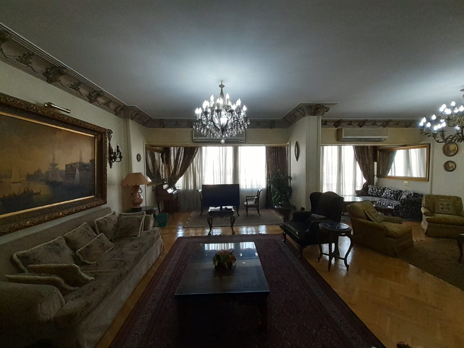 شقة فيلا للبيع على النيل فى الدقى الجيزة 280م فيو تحفة موقع زل zilll.com