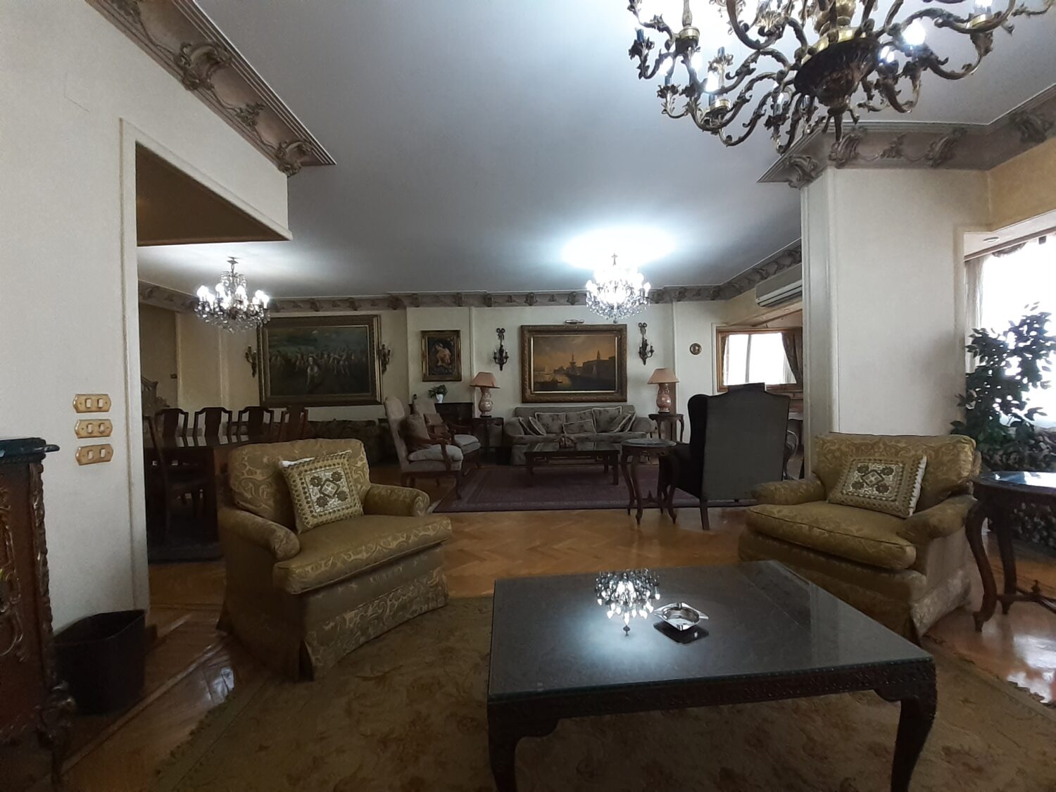 شقة فيلا للبيع على النيل فى الدقى الجيزة 280م فيو تحفة موقع زل zilll.com