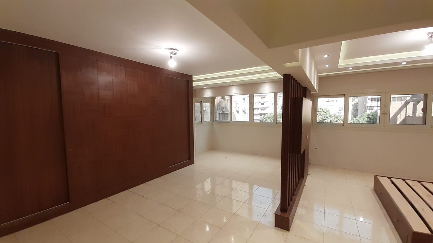 شقة للبيع 280م فيو نادى الصيد المهندسين الدقى مسجلة شهر عقارى و تشطيب فندقى موقع عقار لى