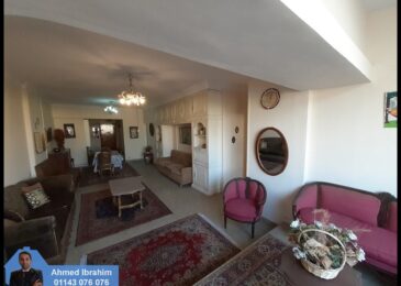 شقق للبيع على النيل صف أول 140م دور عالى موقع مميز