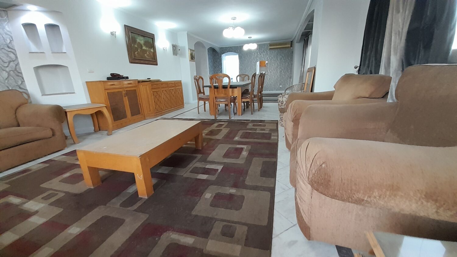 شقة للبيع فى المهندسين 220م غير مجروحة فيو فيو بانورامى نادى الصيد