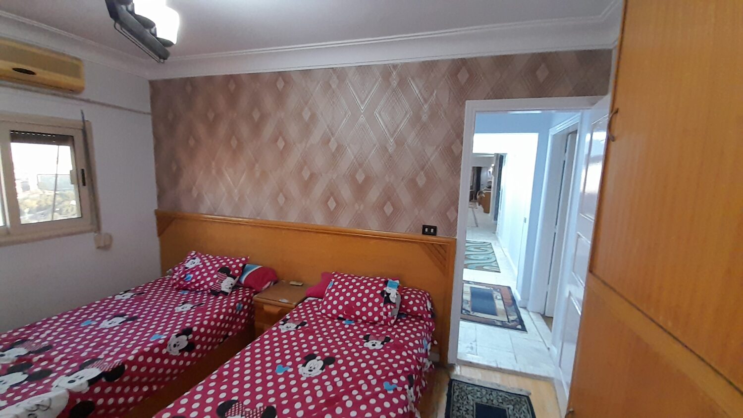 شقة للبيع فى المهندسين 220م غير مجروحة فيو فيو بانورامى نادى الصيد