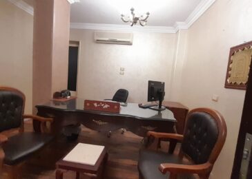 غرفة مستقلة بمكتب مشترك للايجار فى المهندسين 100م مفروشة بالكامل