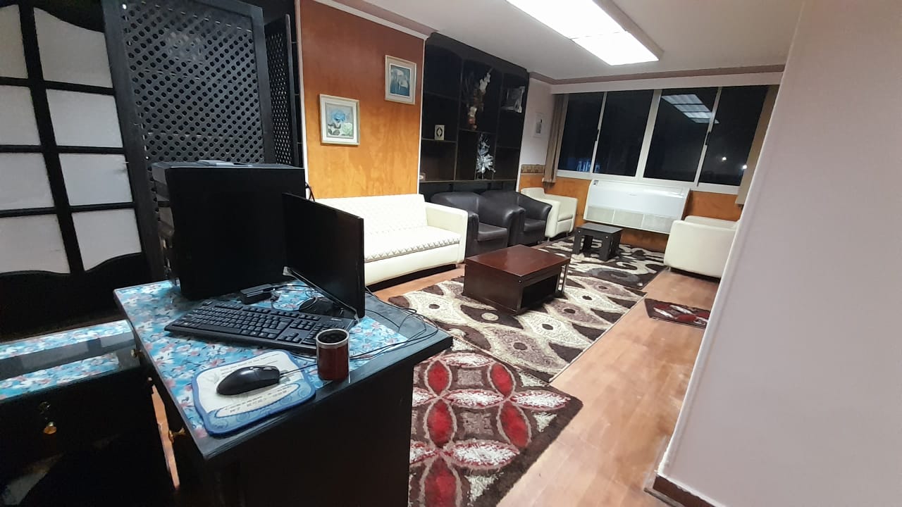 عيادة للايجار فى المهندسين 80م مفروشة ومكيفة بالكامل قرب عرابى الرئيسى