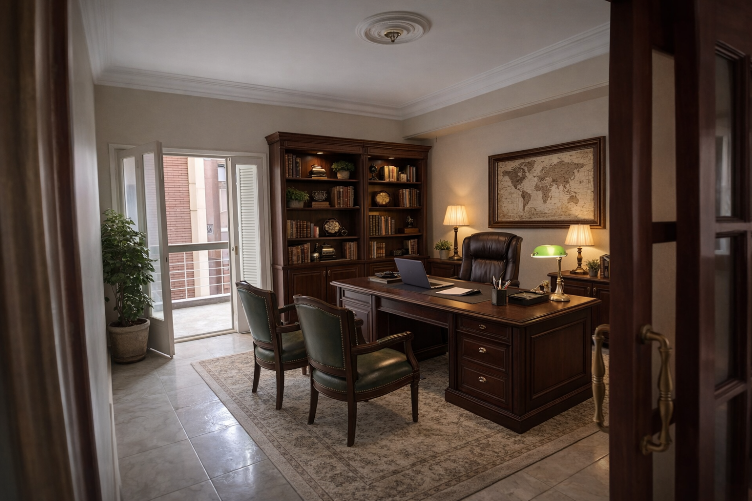 مكتب للإيجار في مصر الجديدة قرب ميدان سانت فاطيمة 140م برخصة إدارى برايم لوكيشن .