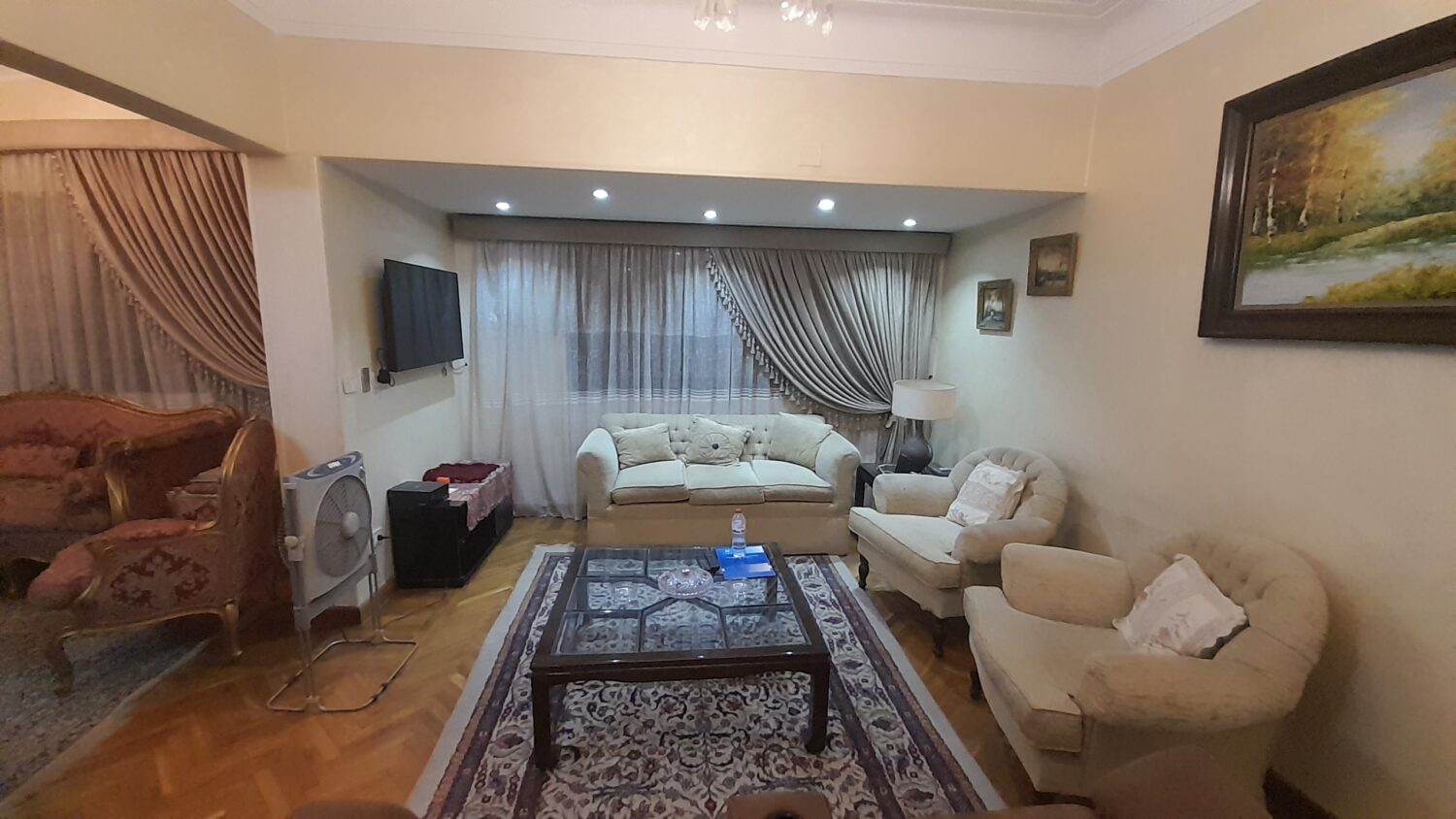 شقة للبيع فى المهندسين 150م شارع جامعة الدول الرئيسى مسجلة شهر عقارى